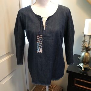 Given Kale Denim Shirt